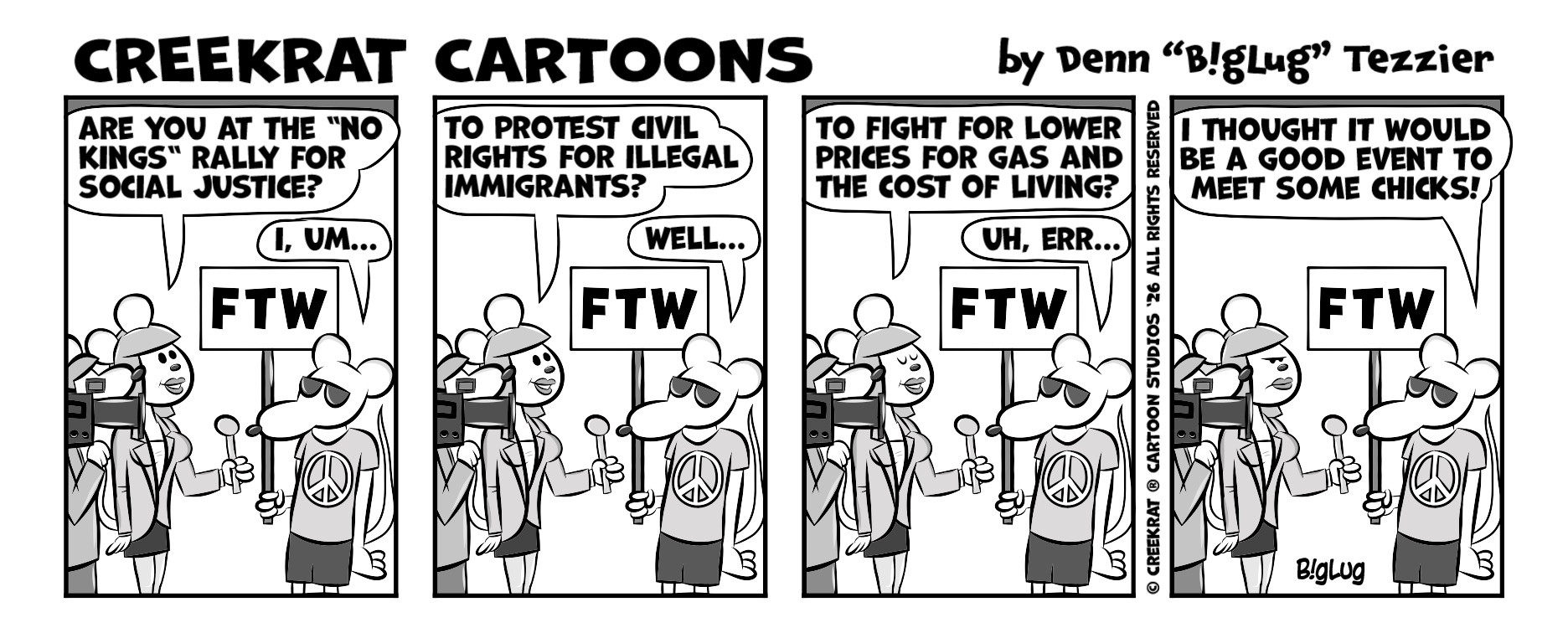 Creek Rat comic strip dated 2026-03-29